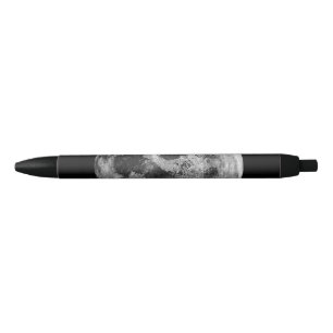 Cool Full Moon Graphic Space Astronomy Science Black Ink Pen