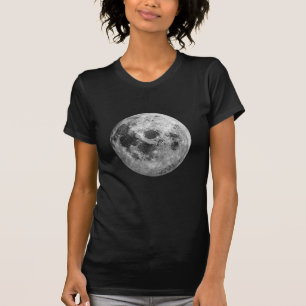 Cool Full Moon Graphic Space Astronomy Science T-Shirt