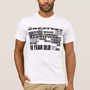 Cool Fun 18th Birthday Party Greatest 18 Year Old T-Shirt