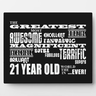 Cool Fun 21st Birthday Party Greatest 21 Year Old Plaque