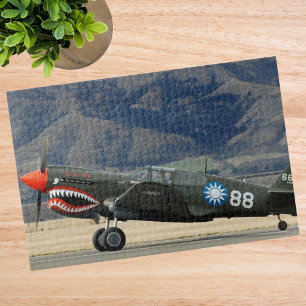 Cool Fun Aeroplane Photo Pilot Family Aviation  Jigsaw Puzzle