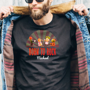 Cool fun birthday t-shirt rock band gift for him