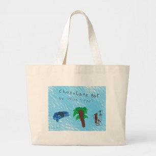 Cool, fun, durable Chocolate Bar tote bag
