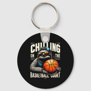 Cool Fun Sketll Sloth - Chilling On The Sketll Cou Key Ring