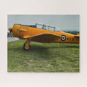 Cool Fun Vintage Aeroplane Photo Pilot Aviation  Jigsaw Puzzle