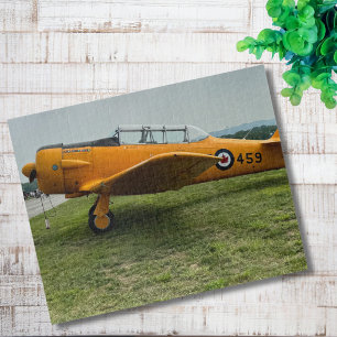 Cool Fun Vintage Aeroplane Photo Pilot Aviation  Jigsaw Puzzle