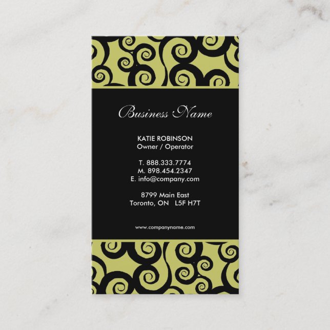 Cool & Funky Business Cards (Front)