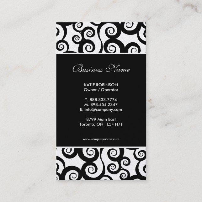Cool & Funky Business Cards (Front)
