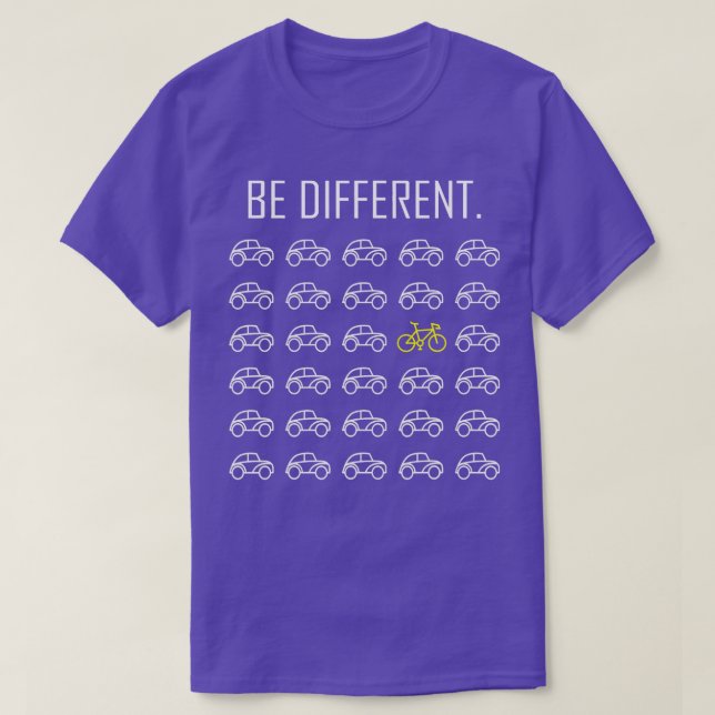 Cool funny bike and mountain bike  T-Shirt (Design Front)