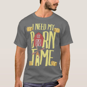 Cool Funny Farmer Farming Barner Jokes Puns Saying T-Shirt