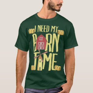 Cool Funny Farmer Farming Barner Jokes Puns Saying T-Shirt