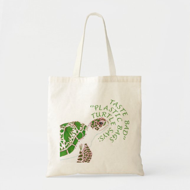 Cool funny organic shopping bag (Front)