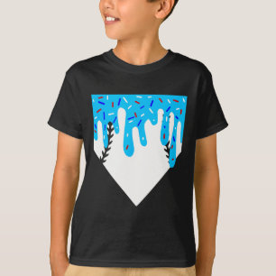 Cool Funny Sell Home Plate Ice Cream Drip With Spr T-Shirt