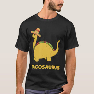 Cool & Funny Tacosaurus Taco Dinosaur Gift Tee
