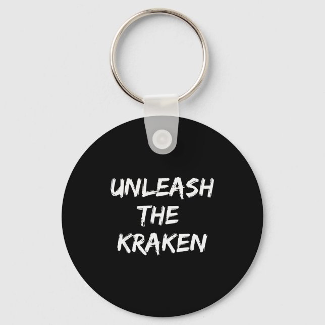 Cool Funny Unleahe Kraken Shirt Novelty Gift Men W Key Ring (Front)
