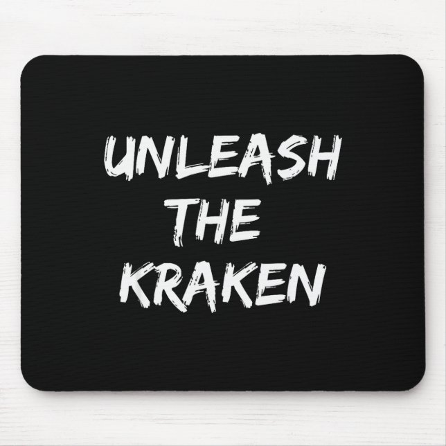 Cool Funny Unleahe Kraken Shirt Novelty Gift Men W Mouse Mat (Front)