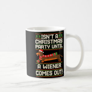 Cool Funny Wiener Dog Christmas Dachshund Holiday Coffee Mug