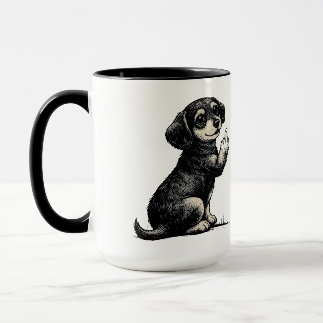 Cool funy dog Mug (Left)
