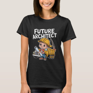 Cool Future Architect Art Boy Girl Kids Architectu T-Shirt