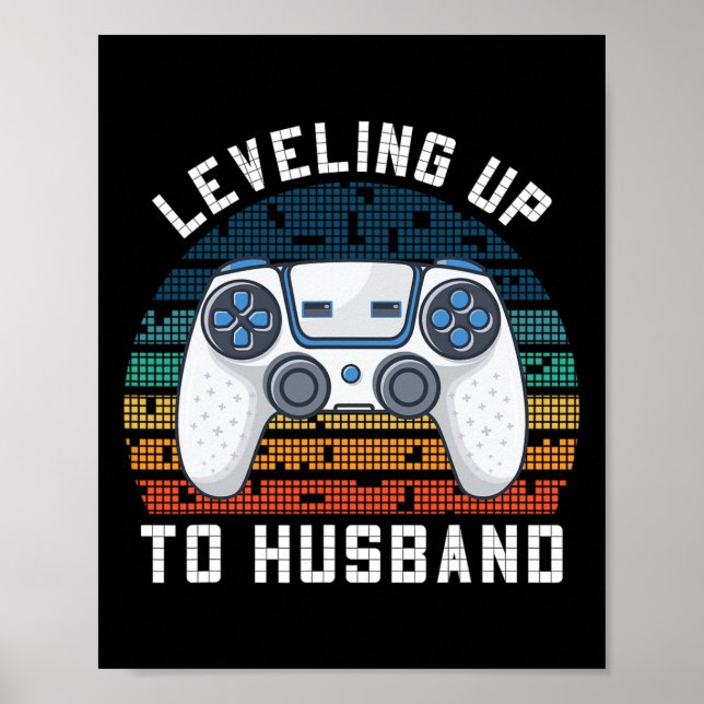 Cool Future Husband Engagement Men Boys Groom To B Poster (Front)