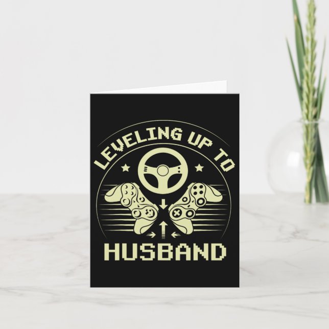 Cool Future Husband For Men Boys Groom To Be Bache Card (Front)