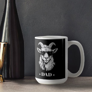 Cool G.O.A.T. Portrait for Dad B&W ID1062 Coffee Mug