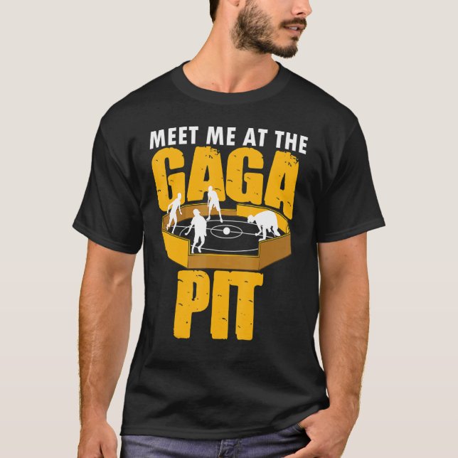 Cool Gaga Ball  For Kids Funny Gaga Ball Pit Dodge T-Shirt (Front)