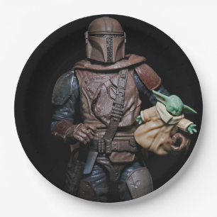 Cool Galactic Bounty Hunter Party Paper Plates