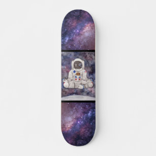 Cool Galaxy Astronaut Skateboard