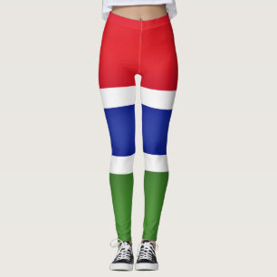 Cool Gambia Flag Fashion Leggings