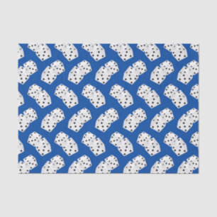 Cool gambling dice party pattern Casino Tissue Paper
