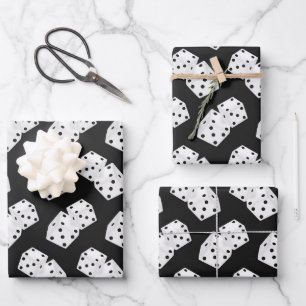 Cool gambling dice pattern Casino  Wrapping Paper Sheet