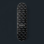 Cool Gamer Custom Black Gaming Pattern Skateboard<br><div class="desc">Awesome gaming skateboard with a cool video game controller and headphone pattern for a gamer. Customise this black skateboard for carrying your video games.</div>