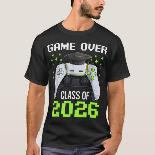 Cool Gamer Graduation For Boys Game Over Class Of T-Shirt