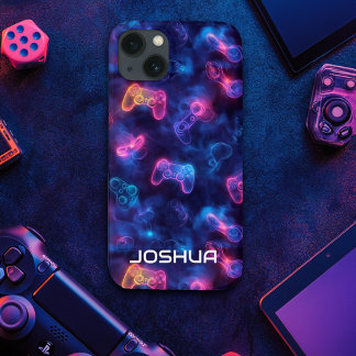 Cool Gaming Personalised Controller Pattern iPhone 13 Case