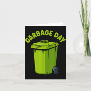 Cool Garbage Truck Art For Men Women Kids Garbage  Card