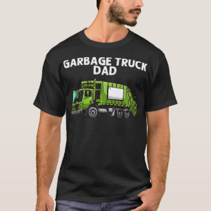 Cool Garbage Truck For Dad Men Father Trash Waste  T-Shirt