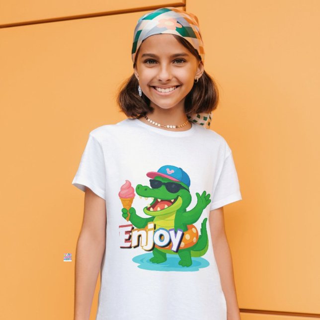 Cool Gator Summer Vibes T-Shirt – Enjoy Life! (Creator Uploaded)