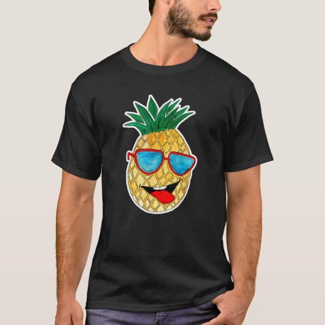 Cool Gear Pineapple Funny Weird Pineapple T-Shirt (Front)
