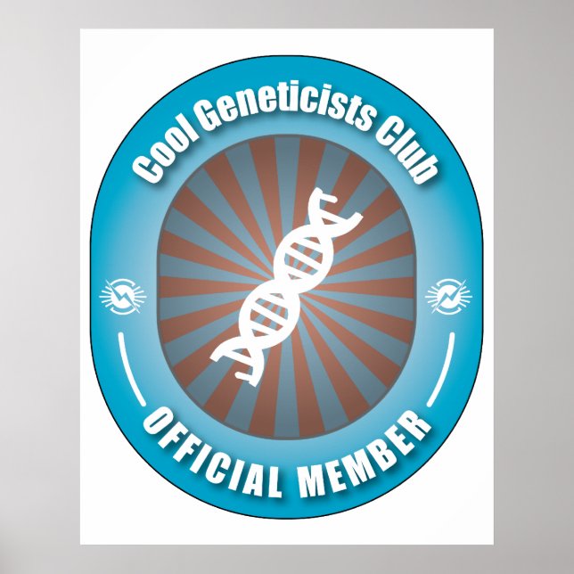 Cool Geneticists Club Poster (Front)
