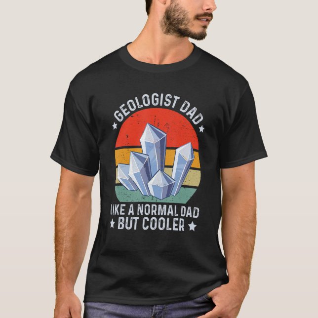 Cool Geologist Rock Collecting Retro Rock Collecto T-Shirt (Front)