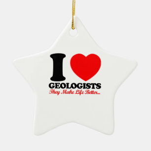 cool geologists designs ceramic tree decoration