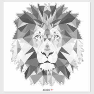 Cool Geometric Lion Head