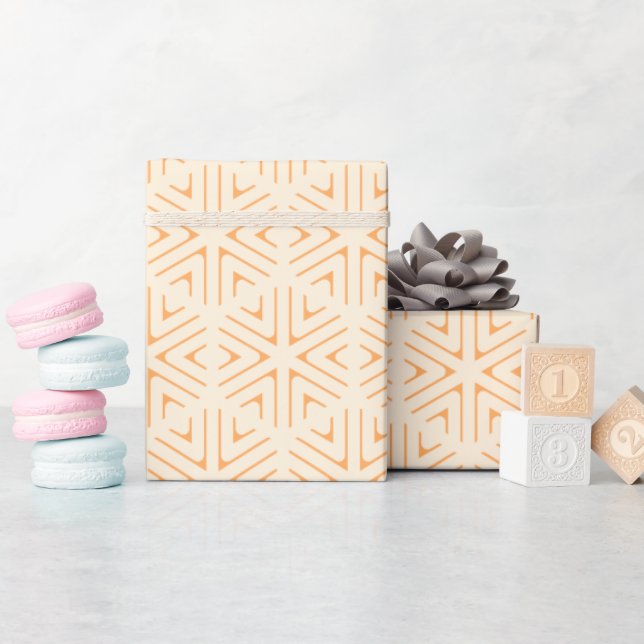 Cool Geometric Luxurious Gift Feminine Wrapping Paper (Baby Shower)