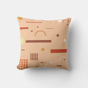 Cool Geometric Shapes, Lines and Dots Cushion