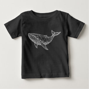 Cool Geometric Whale Kids' T-Shirt