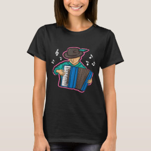 Cool German Musician Design For Music Accordionist T-Shirt