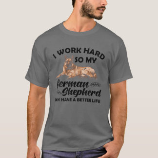 Cool German Shepherd Art Men Women German Shepherd T-Shirt