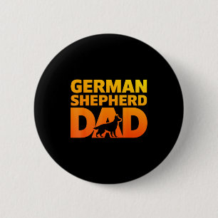 Cool German Shepherd Design For Men Boys Dog Lover 6 Cm Round Badge