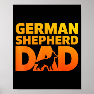 Cool German Shepherd Design For Men Boys Dog Lover Poster
